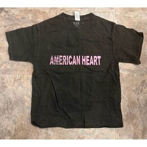 Benson Boone American Heart Tour T-Shirt Faded Black Pink Graphic Large Concert
